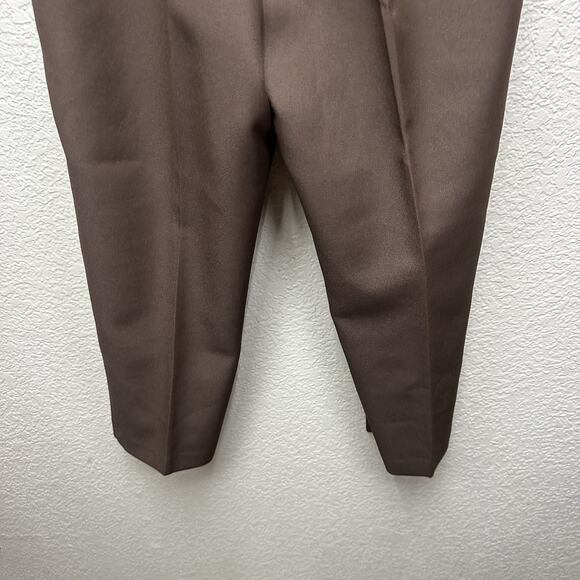 Alfred Dunner Dress Pants Womens Sz Petites 10 Brown Pull on Stretch 2 Pockets - Picture 4 of 12